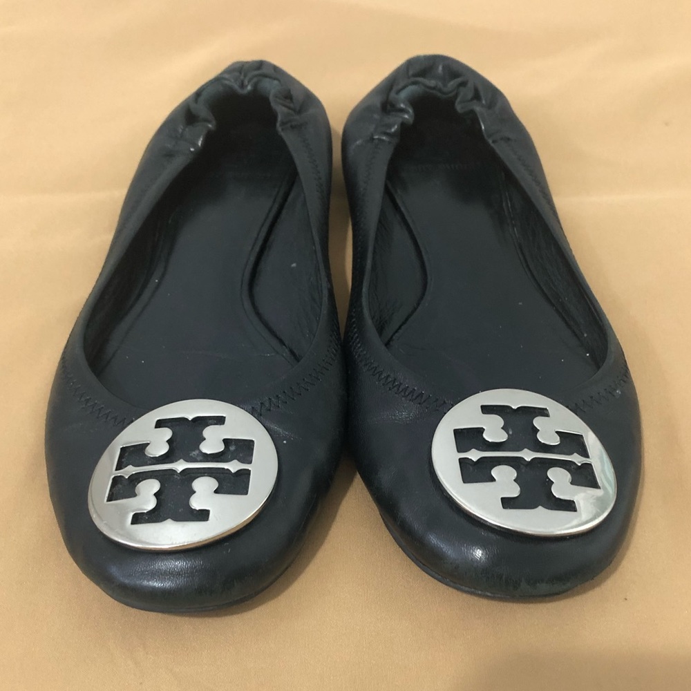 Tory Burch Leather Reva Flats